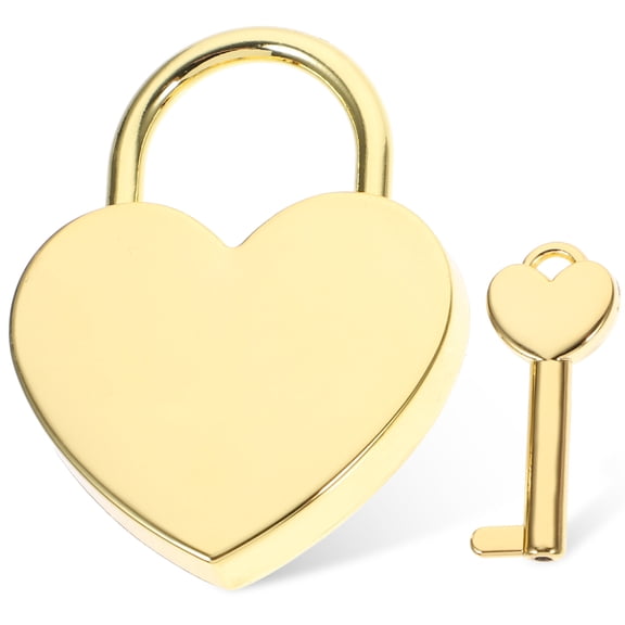 Miangastore Petit Cadenas avec Clé Romantique Couples Serrure à Souhaits Boîte à Bijoux Serrure de Valise