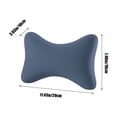 thumbnail image 3 of Meitianfacai Ice Silk Home Office Duple-Use Memory Foam Recliner Small Pillow Neck Headrest Chair Pillow Car Seat Cervical Pillow Cushion Neck Protection, 3 of 8
