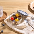 thumbnail image 4 of Mainstays Round Glass Food Storage Container with PE Lid 500ml, 4 of 7
