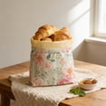 thumbnail image 4 of Amzcrzy Cloth Bread Bag Zipper Beeswax Bread Bag Reusable Food Storage Bag Double Layer Beeswax Wrap Bag with Buckle Fresh Keeping Bag for Bread Fruit Vegetables Snacks Home and Kitchen, 4 of 6