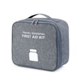 thumbnail image 1 of maytalsory Emergency Organizer Zipper Waterproof Household Empty Storage Bag Classification Dust-proof Students Pill Case for School Gray Large, 1 of 6