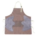 thumbnail image 1 of Server Aprons Adjustable Kitchen Apron with Hand Wipe, Water-Drop Resistant with 2 Pocket Cooking Bib Apron for Women & Men Apron for Man, 1 of 6
