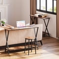 thumbnail image 4 of AKDSteel 2-Tier Long Narrow Console Table, Farmhouse Sofa Table with Storage Shelf for Living Room, Entryway, Hallway, or Office, 4 of 8