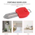 thumbnail image 4 of Portable Door Lock Travel Lock Safety Lock School Lockdown Lock for Travel Hotel Home Apartment Motel Room Security, 4 of 5