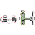 thumbnail image 2 of ORUYROP 90 Degree Locking Privacy Lock Sliding barn Door Latch Right Angle Door Clasp cam Lock, 2 of 4
