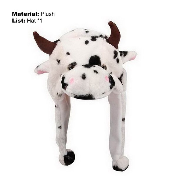 dressfan Femmes Filles Chapeau Oreilles d'ours avec des Oreilles Mobiles,Ours Chapeau Oreilles