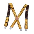 thumbnail image 2 of TISHITA Bretelles pour Hommes Réglables Tendance en Forme de x pour Fêtes Cadeau Fête des Pères Jaune, 2 of 8