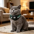 thumbnail image 4 of Ainf 3 Pack Cat Collar With & Buckle Reflective Print Nylon Collar With Protective Holder Adjustable Lost Collar For Small Cats &, 4 of 6