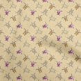 thumbnail image 1 of oneOone Viscose Chiffon Beige Fabric Ocean Turtles Sewing Material Print Fabric By The Yard 42 Inch Wide, 1 of 4