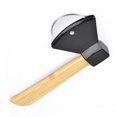 thumbnail image 4 of Pizza Knife 430 Steel Bamboo Handle Perfect Slicing Tool for Home Restaurants, 4 of 7