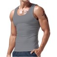thumbnail image 1 of Timegard Débardeurs d'Entraînement pour Hommes Col Rond Sans Manches T-Shirts Confortables Décontractés Été, 1 of 5