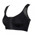 thumbnail image 2 of Women Post-Surgery Bra Front Closure Plus Size Sport Bra Removable Pads Wirefree, 2 of 8