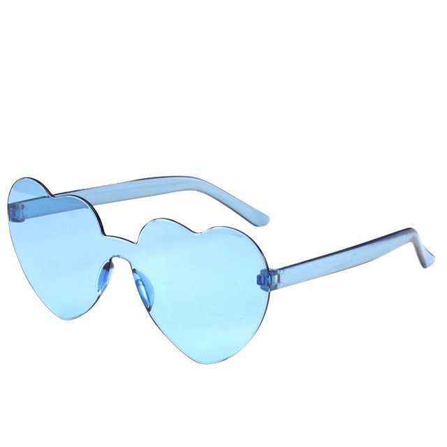 Frameless Transparent Glasses Europe and America Candy Color Couple Sunglasses