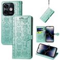 thumbnail image 4 of Flip Case for FOXDOCK Ulefone Note 18 Ultra ,Catand Dog Embossed PU Leather Flip Cover with Card Slots,Stand, 4 of 6