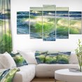 thumbnail image 1 of Sunrise and Shining Waves in Ocean, 1 of 3