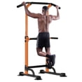 thumbnail image 1 of SogesPower Adjustable 82.7"H Pull up Bar Power Tower Multifunctional Fitness Station for Home, 1 of 8