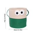thumbnail image 4 of Sentmoon Clothes Hamper Baskets for Organizing Felts Cloth Hand-helds Dirty Clothes Storage Basket 34L Large Capacity Toy/household Item Storage Basket for Sorting Clothes, 4 of 7