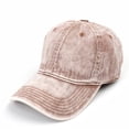 thumbnail image 1 of RXIRUCGD Casquette de Baseball Ajustable Classique Basse Non Structurée Casquette Simple Hommes Femmes ( Café ), 1 of 3