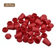thumbnail image 3 of Unique Bargains Lot de 20 Butée d'Extrémité en Plastique pour Cordon, Verrou d'Extrémité de Cordon, Attache de Corde, Rouge, 3 of 5