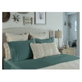 thumbnail image 2 of Comfy Bamboo World 9900 Series Draps Brodés Ensemble de Draps, Très Grand Lit, Sarcelle, 2 of 5