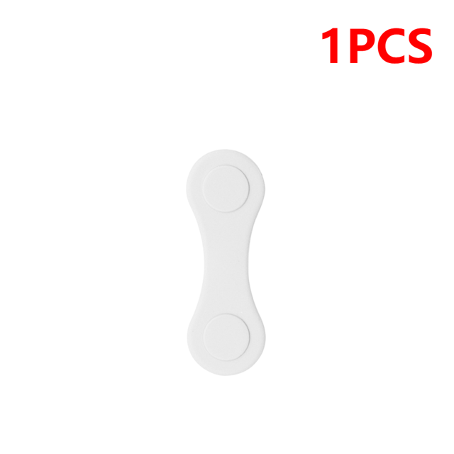 Silicone Golf Ball Marker Holder Strong Magnetic Mini Golf Position Calibration Clamp Professional Reusable Useful Golf Supplies 1PCS White
