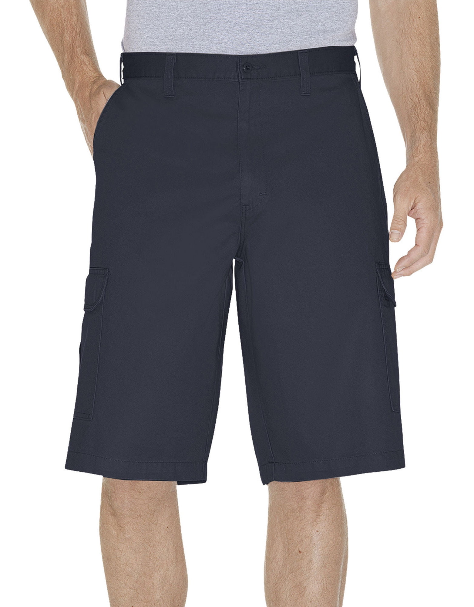 Dickies Shorts Cargo Homme 13 Coupe Ample, 30, Rincés Bleu Marine Foncé