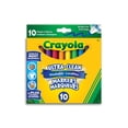 thumbnail image 1 of Crayola Ultra-Clean Washable Broad Line Markers, 10 Count, 1 of 5