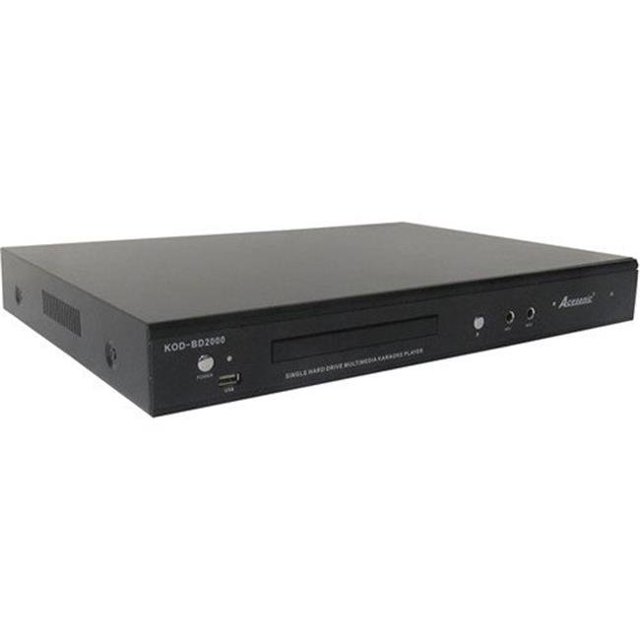 2TB Single Hard Drive Multimedia Karaoke Player with Disc Tray