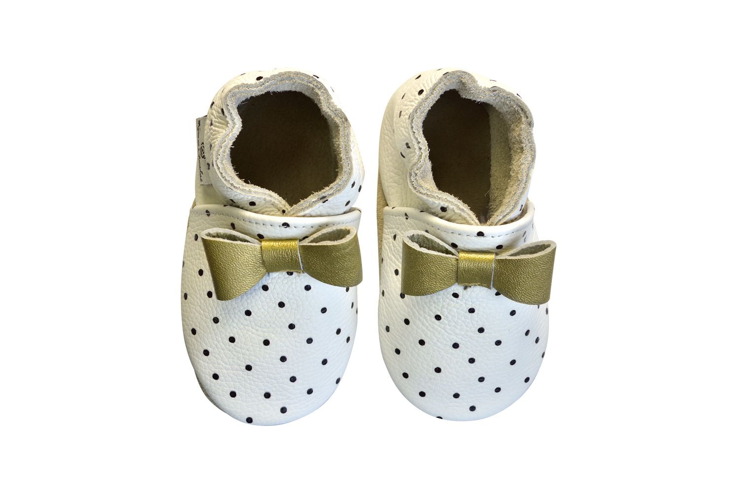 Rose et Chocolat ClassicZ Polka Dot Leather Shoe