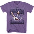 thumbnail image 1 of Jimi Hendrix Purple Haze Lightning Purple Heather Adult T-Shirt 2Xl, 1 of 2