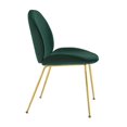 thumbnail image 3 of Chaise en velours vert Heavenly Collection pour salle à manger, 3 of 3