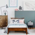 thumbnail image 1 of Acacia Kaylin 14 Inch Wood Platform Bed Frame with Headboard, Twin Caramel, 1 of 15