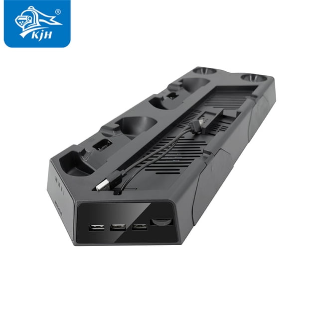 Station de Recharge pour Ventilateur de Refroidissement, Support Vertical pour Manette PS4 Slim Pro