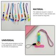 thumbnail image 4 of pitrice Mobile Phone Lanyard Adjustable Reusable Neck Hanging Rope with Hook Microfiber Safety Straps Accessory Picnic Running Type 9, 4 of 7