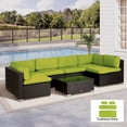 thumbnail image 2 of Outsunny Outdoor 14pc Patio Rattan Sofa Set Cushion Cover Replacement, 2 of 10