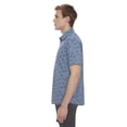 thumbnail image 5 of Dark Black Men's 4 Way Stretch s/s button down shirt, 5 of 5
