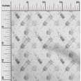thumbnail image 2 of oneOone Polyester Lycra Gray Fabric Scissor Craft Projects Decor Fabric Printed By The Yard 56 Inch Wide, 2 of 5