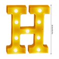 thumbnail image 3 of TopLLC Christmas Decor LED Letter Lights Sign Light Up For Home Party Wedding Decoration Light Up Letters Alphabet Letter Sign Battery Powered For Christmas Birthday Party Decoration warning light, 3 of 4