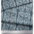 thumbnail image 3 of Soimoi Polyester Crepe Fabric Dot & Artistic Butterfly Printed Fabric 1 Yard 42 Inch Wide, 3 of 3