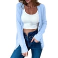thumbnail image 2 of Mefallenssiah Oversized Cardigans for Women Women'S New Spring and New Women'S Sweater Cardigan V-Neck Long Sleeve Plus Oversize Women'S Cardigan Knitted Outer, 2 of 9