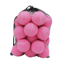 Liovitor Lot De 18 Balles De Tennis Élastiques – 66 Mm, Résistantes à L'Usure, Idéales Pour Débutantes Et Femmes – Rebond Régulier