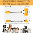 thumbnail image 3 of [Big Clear!]Dog Toys Pet Sucker Missing Molars Double Interactive Suction Cup TPR Ball Ellipse Elastic Ropes Tooth Cleaning Chewing, 3 of 6