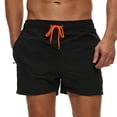 thumbnail image 1 of Mens Swimming Shorts Quick Dry Beach Trunks Swimwear with Mesh Lining, 1 of 5