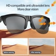 thumbnail image 4 of DEBGFS Smart Glasses,Wireless Bluetooth,IPX7 Waterproof,Bone Conduction Sound (Music&Call) for All Smart Devices - Polarized Lens Sunglasses,Black, 4 of 7