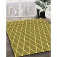 thumbnail image 3 of Ahgly Company Machine Washable Indoor Rectangle Transitional Dark Yellow Green Area Rugs, 8' x 10', 3 of 7