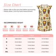 thumbnail image 3 of Vsdgher Jolies Hiboux pour Filles Chemises de Nuit Tout-Petits à Volants Manches Courtes Nuisette Robe de Nuit Tenue de Sommeil Pyjamas pour Fête Pyjama-Grand, 3 of 6