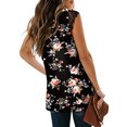 thumbnail image 2 of New Women's Casual Printed Lace Stitching V Neck Tops, 2 of 2