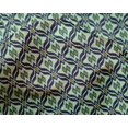 thumbnail image 4 of oneOone Silk Tabby Fabric Ethnic Geometric Flame Stitch Print Fabric BTY 42 Inch Wide, 4 of 4
