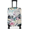 thumbnail image 1 of Luggage Cover Protector Travel Suitcase Covers Protective Skin for Carry On Baggage Fit 18-20 Inch Luggage, 1 of 5