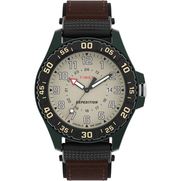 Montre Timex Expedition® Acadia 42 mm bracelet en tissu à matériaux mixtes